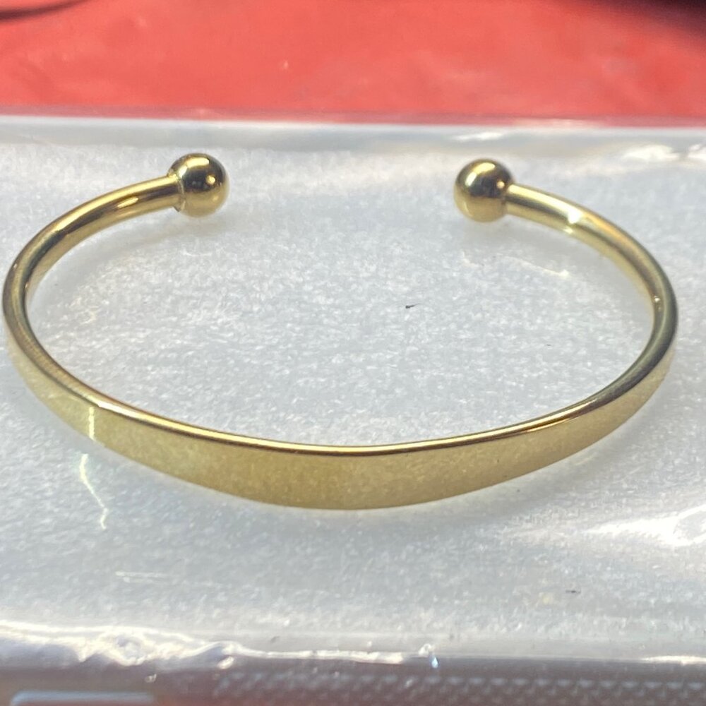 baby kid bangle west indian adjusteble stainless steel never tarnish